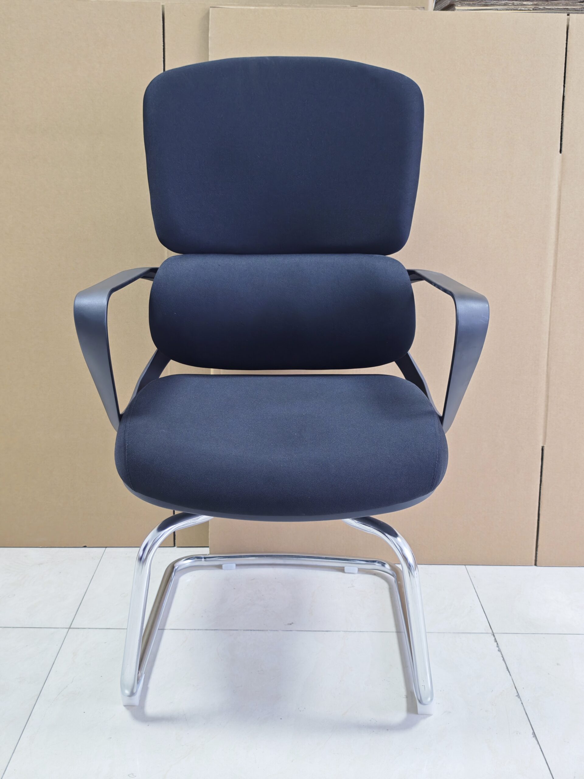 Ensemble Chaises de Bureau Noires Premium Direction et Visiteur – Image 5