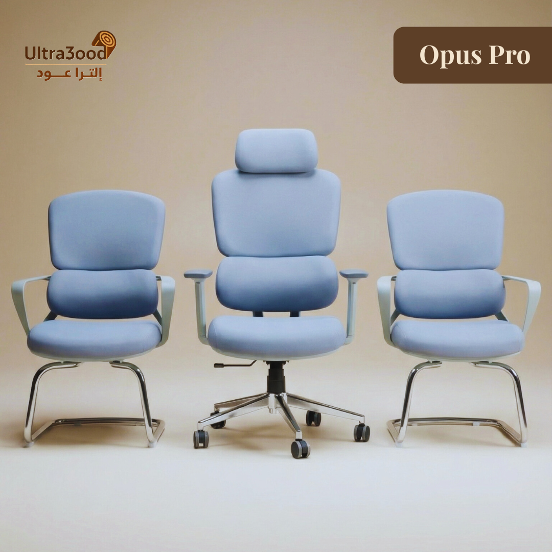 Ensemble Chaises de Bureau Noires Premium Direction et Visiteur – Image 2