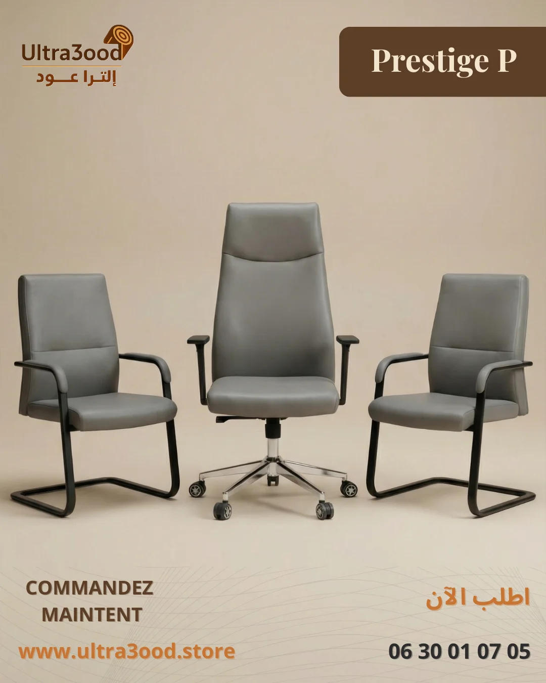 Ensemble de Chaises Prestige P - Collection Luxe Professionnel – Image 2