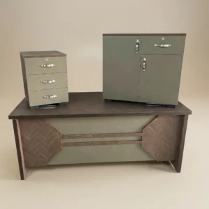 Ensemble Bureau ZENITH – 3 Pièces Exécutives avec Rangements